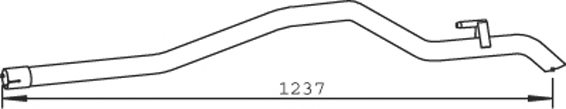 DINEX 54606 Exhaust Pipe